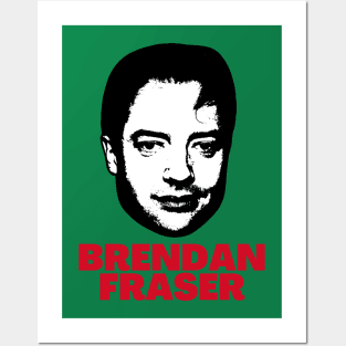 Brendan fraser -> 90s retro Posters and Art